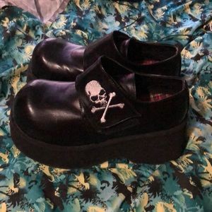 Black Demonia Platform Shoes